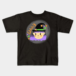 Cute Witch Kids T-Shirt